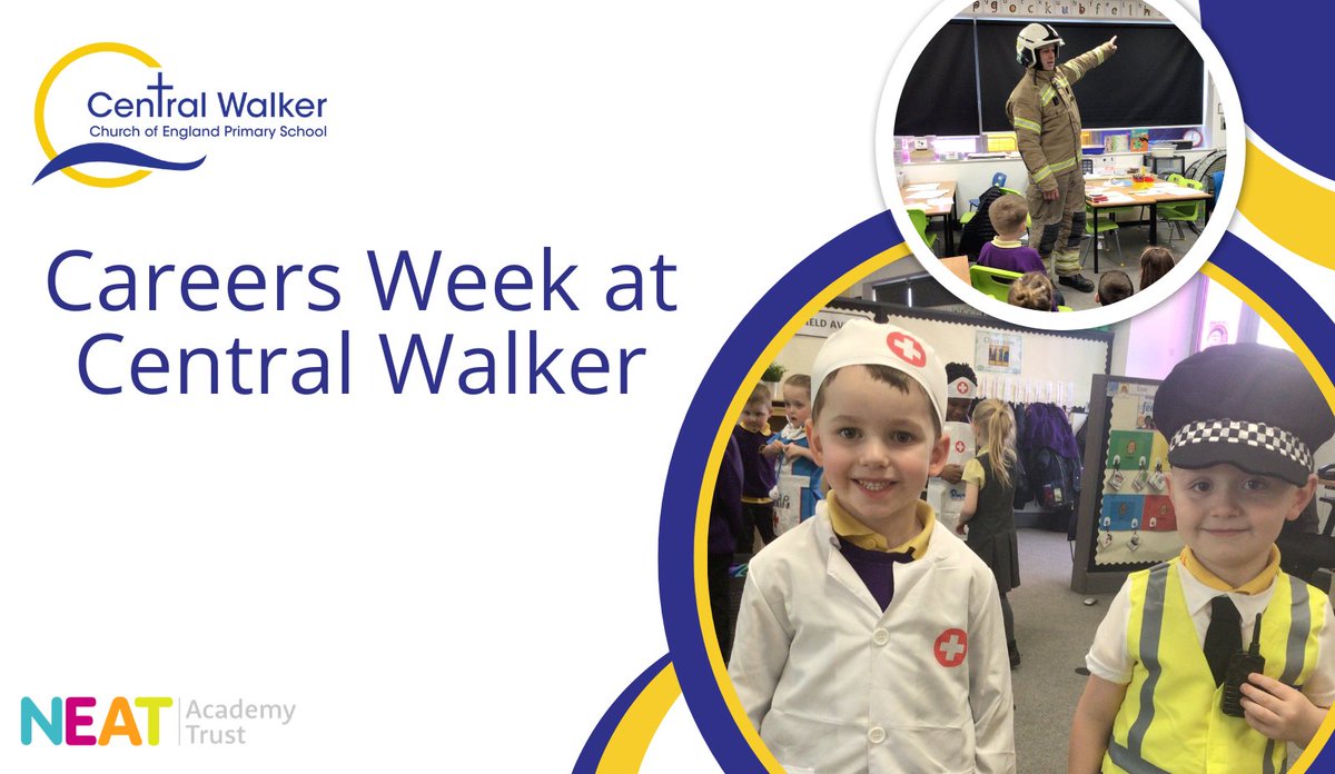 As part of careers week this week, children across Central Walker have been taking part in a range of different activities and discussing what kind of jobs they might want to do in the future. Find out more on our website: ayr.app/l/Vhfr