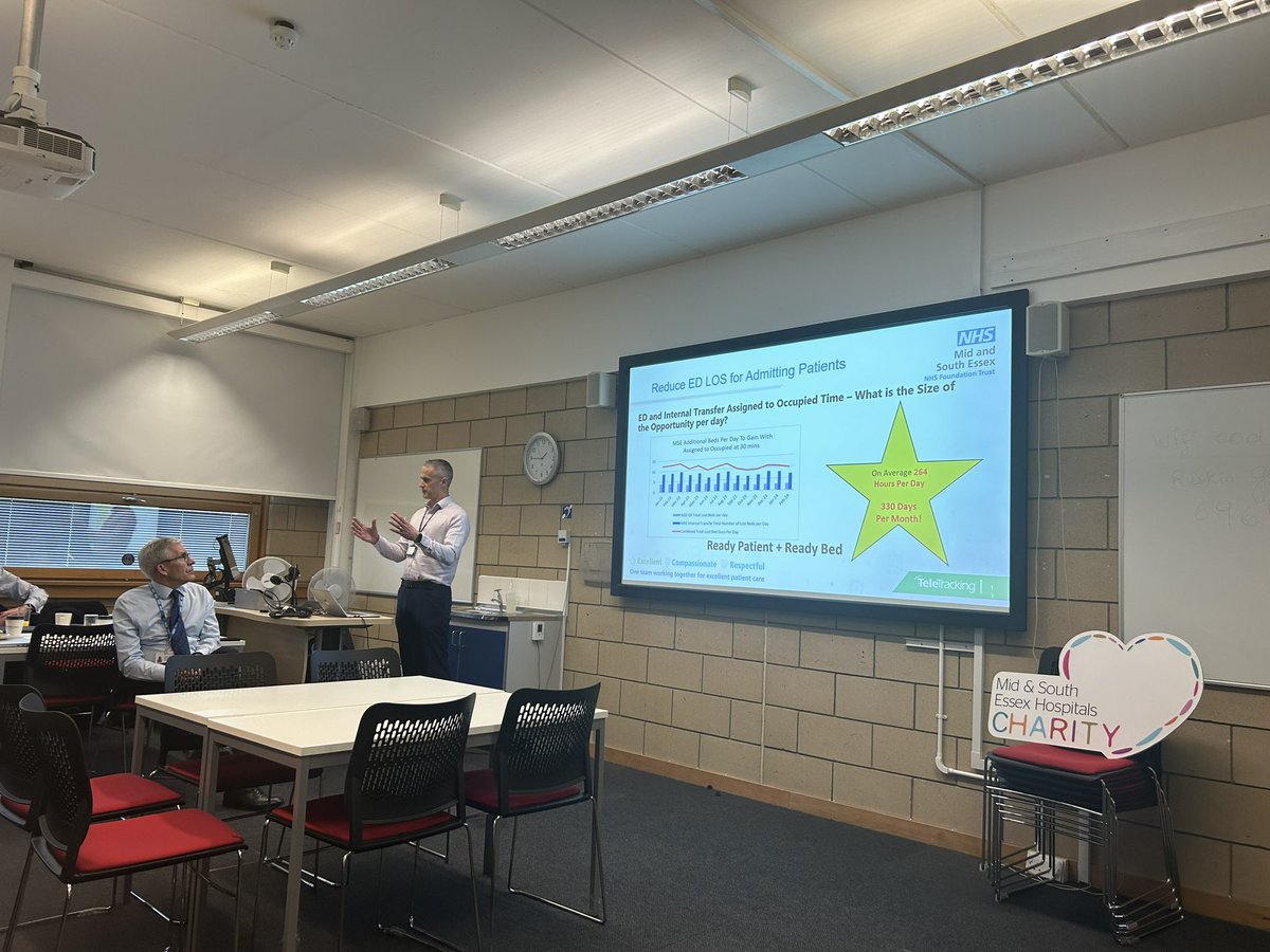 Opening the afternoon session with the benefits and reduction in waste deliverable by optimising our use of teletracking <a href="/MSEHospitals/">Mid and South Essex NHS Foundation Trust</a> <a href="/MSEImprovement/">MSEFT Improving Quality and Value</a> <a href="/DawnScrafield/">Dawn Scrafield</a> <a href="/MStapleton03/">michelle stapleton</a>