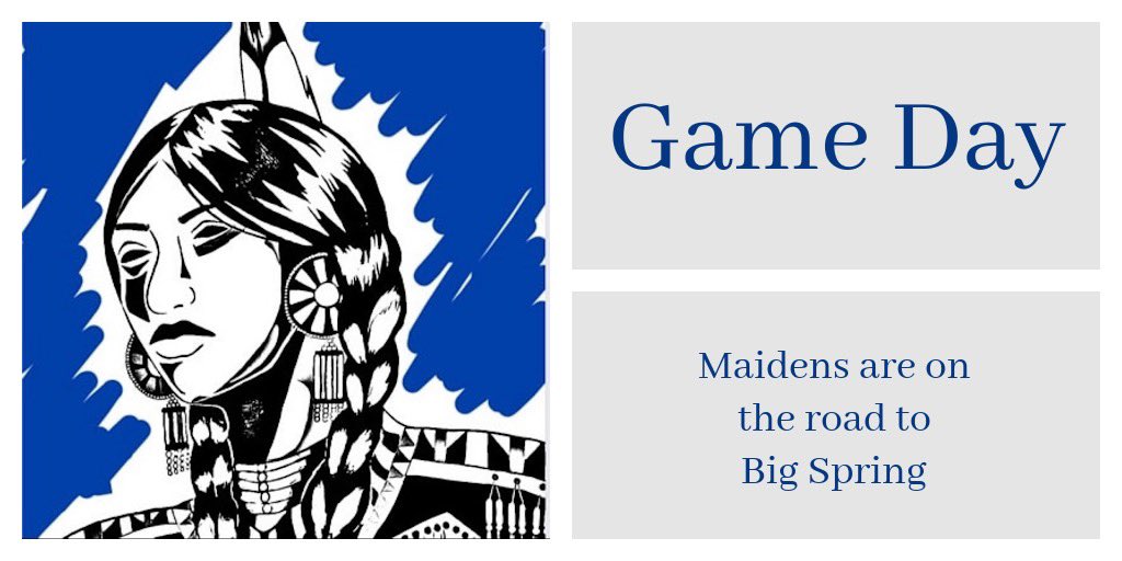 Maidens are traveling to Big Spring today. Varsity plays at 5, JV plays at 7. #northsidepride