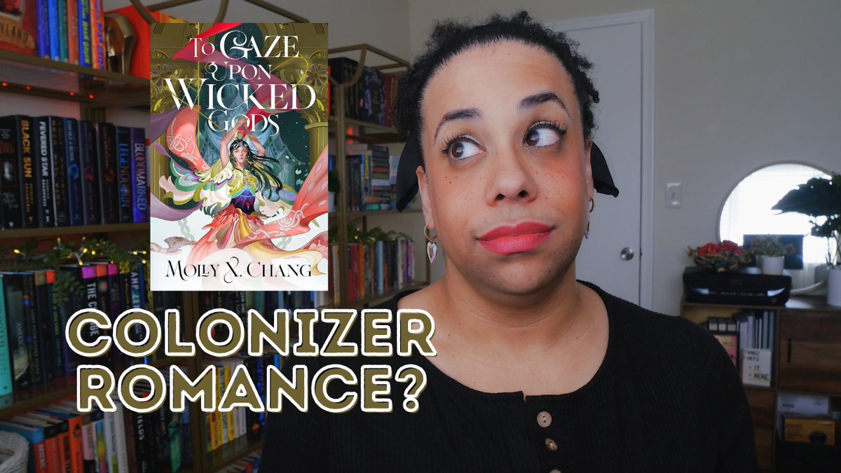 I read To Gaze Upon Wicked Gods and discussed whether or not it is a colonizer romance and how poor execution changes the answer to that question. youtu.be/FRCZkO7lNOA