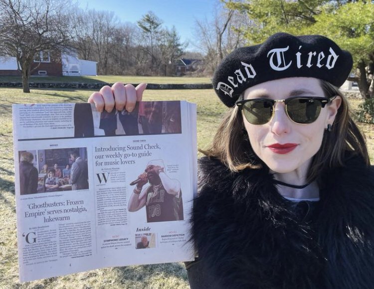 THIS JUST IN: I’m the Boston Globe’s new music columnist. 📰 You can find my column “Sound Check” in the newspaper every Friday for my concert + new record picks, commentary on trends, and other musical potpourri.
