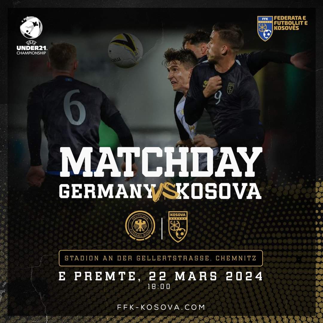 kosovanfooty_EN's tweet photo. 🙋♀️ U21 Matchday! 😍
🏆 U21 Qualifiers
🆚 Germany
🏟 Chemnitz
⏰ 18:00 CET
#️⃣ #MeDjelmoshat
#GERKOS | 🇩🇪🇽🇰 https://t.co/aLtrRy4CgN