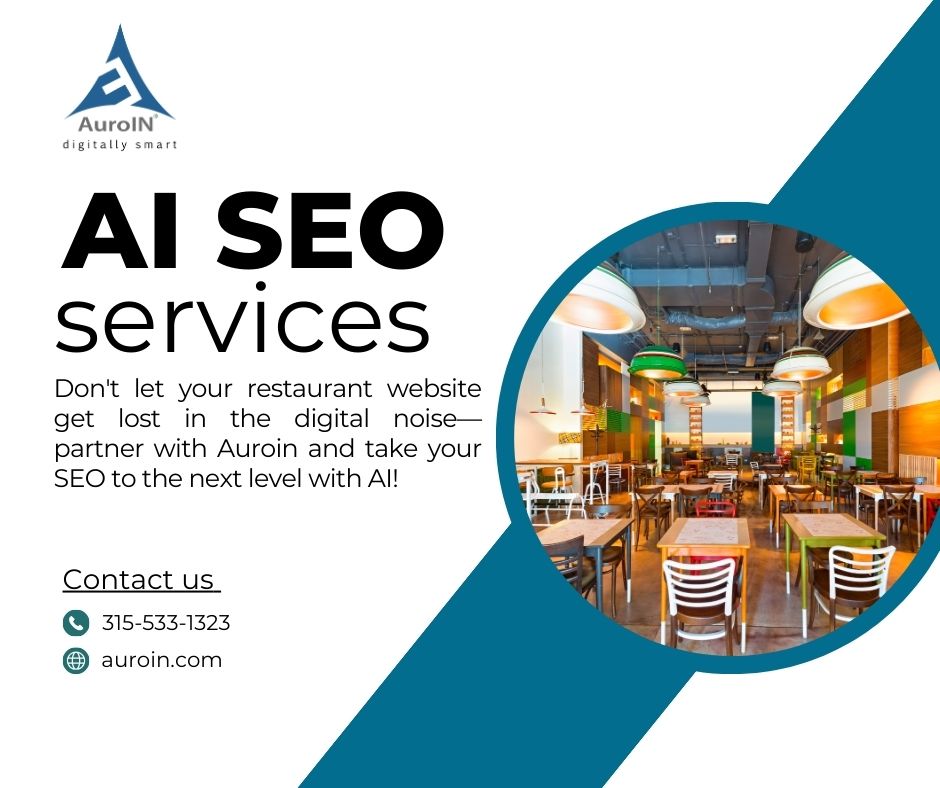 AuroIN's tweet image. Stand out in the crowded #restaurantindustry with #AuroIN&apos;s targeted #AISEOservices. Drive more diners to your establishment! Our #AIpoweredSEOsolutions are designed to help restaurants increase visibility, attract more customers, and grow their business. auroin.com/ai-seo-for-res…