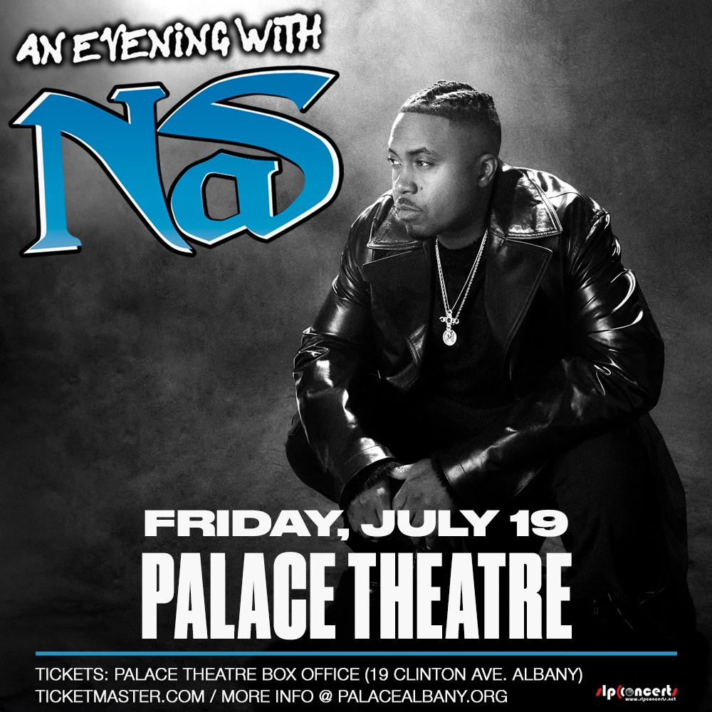 ON SALE NOW: Get your tickets to see @Nas live at the Palace Theatre on July 19 at the Palace Box Office or online at bit.ly/PalNas24tm