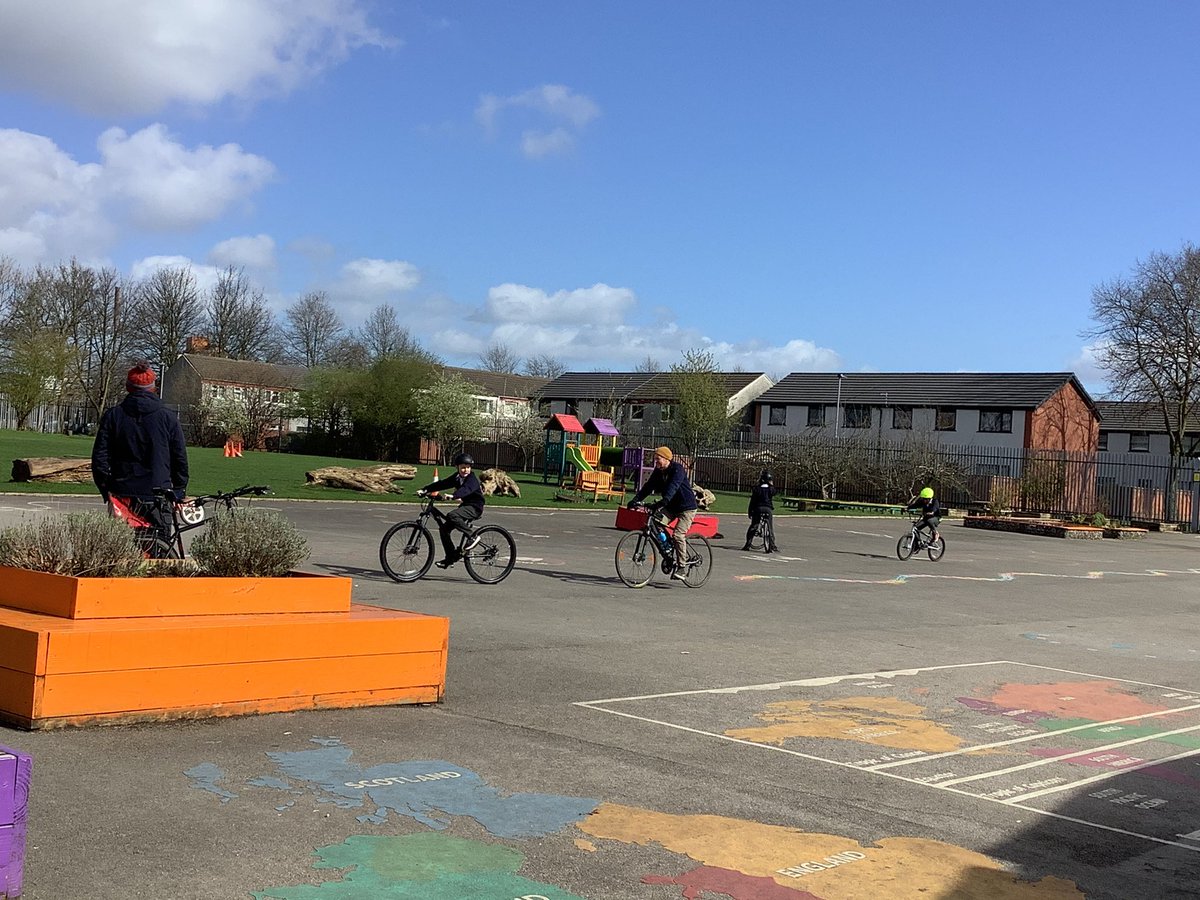 Thank you to <a href="/BikeabilityUK/">Bikeability</a> for coming into our school and providing training to our Year 5 pupils to improving their cycling skills. #BuildingConfidence #RoadSafety