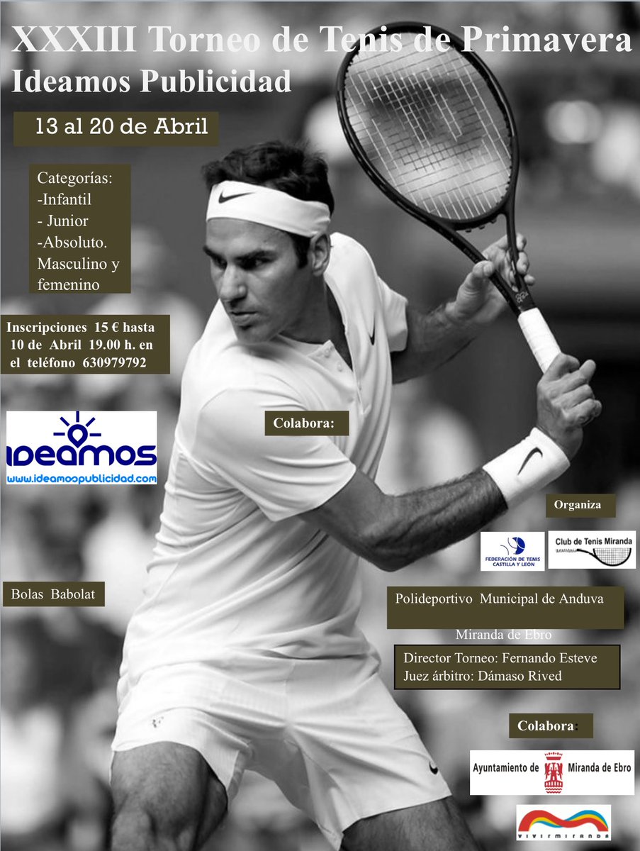 Inscripción abierta.<a href="/FERNANDOESTEVE7/">FERNANDO ESTEVE</a> <a href="/DetenisClub/">Club deTenis Miranda</a>