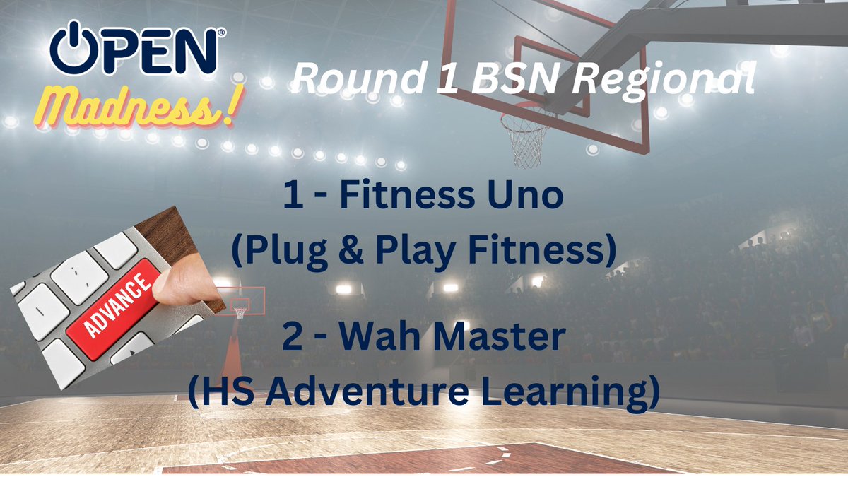 OPEN Phys Ed (@openphysed) on Twitter photo In yesterday's #OPENmadness matchups, Fitness Uno and Wah Master advance to face each other in voting 3/28 to determine the winner of the <a href="/BSNSPORTS/">BSN SPORTS</a> regional! Wah Master had a furious second half comeback of votes to defeat Bubble Breakers! #everydayisgameday In yesterday's #OPENmadness matchups, Fitness Uno and Wah Master advance to face each other in voting 3/28 to determine the winner of the <a href="/BSNSPORTS/">BSN SPORTS</a> regional! Wah Master had a furious second half comeback of votes to defeat Bubble Breakers! #everydayisgameday