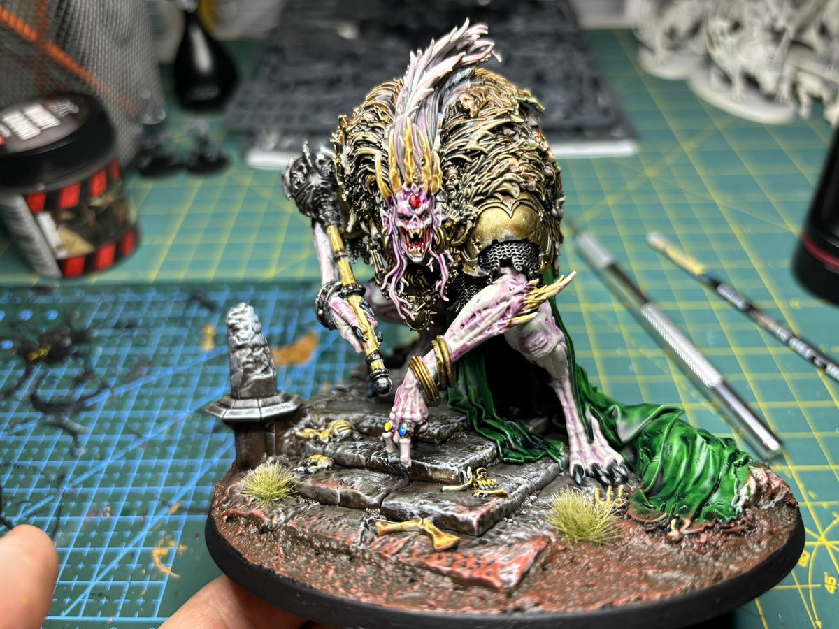 Zergo78's tweet photo. @warhammer I’m pretty pleased with how this made fellow turned out. https://t.co/QYryNJmjBU
