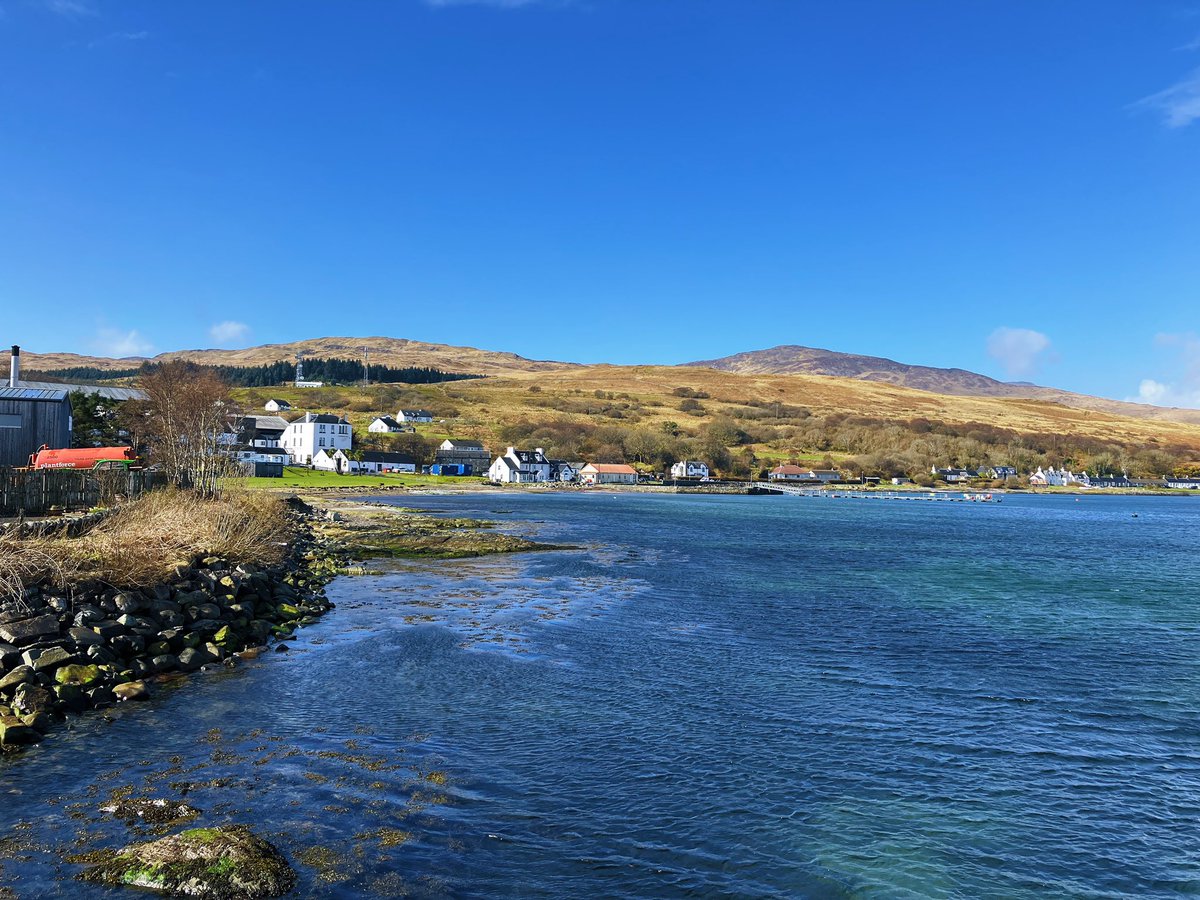 Craighouse, Jura. In between the hail showers. #scottishislands #hebrides #innerhebrides #scotland #lovescotland #visitscotland #scotlandphotography #andydrane