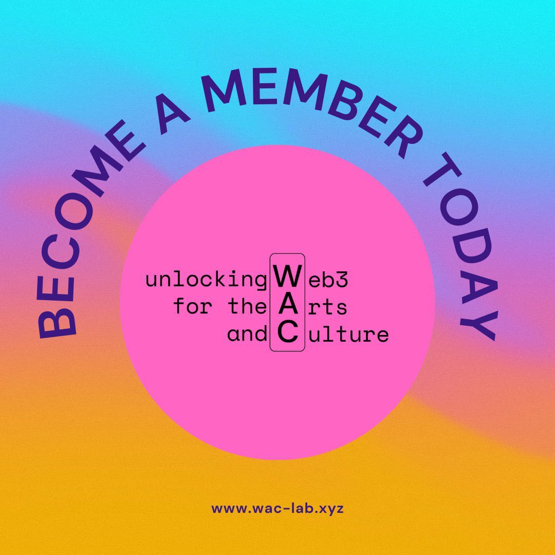 WeAreMuseums's tweet photo. Are you passionate about art, culture, and Web3's potential to transform them?
Join the WAC Lab community today: https://t.co/pBsvMBAm2D
Membership starts at just €45 for a 12-month membership!
Become a WAC Lab Member and see where innovation meets heritage.
#WACLab https://t.co/qh22HlVyEz