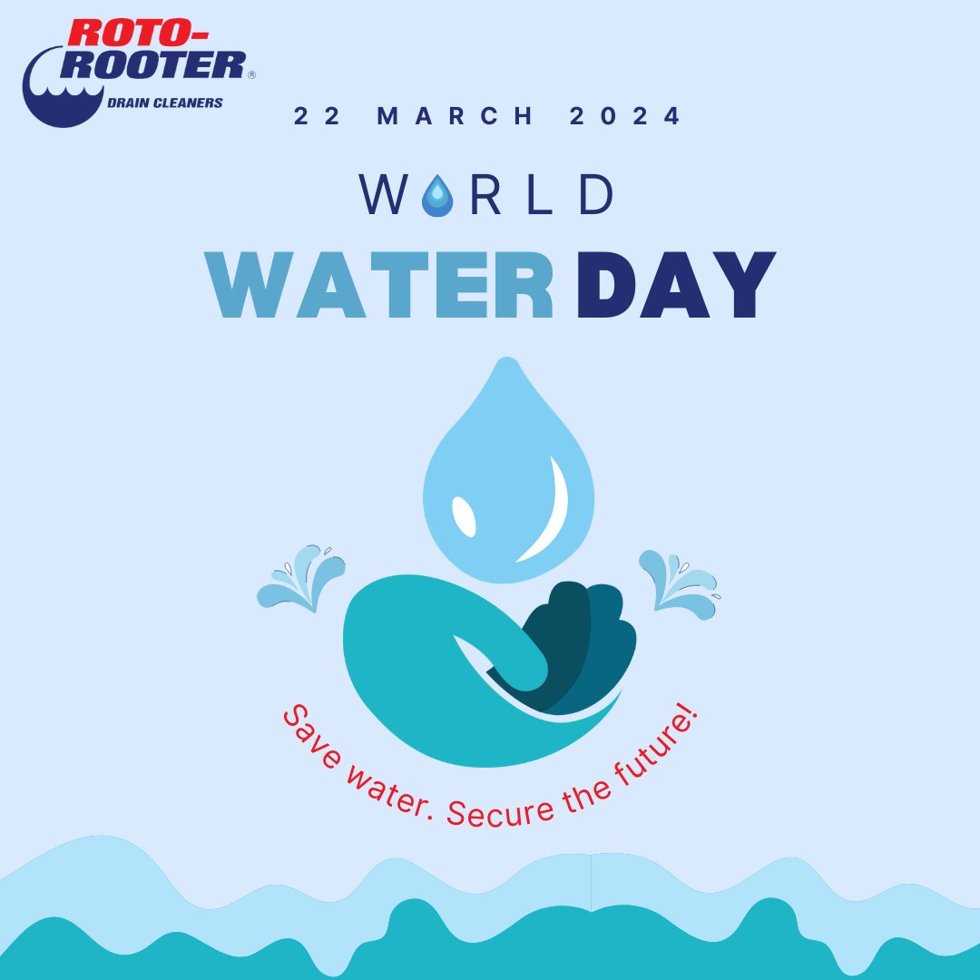 We're committed to preserving and protecting this precious resource for future generations. On World Water Day and every day, let's unite in our efforts to protect and preserve water for all. Happy World Water Day from Roto Rooter!💧🌟 #WorldWaterDay #WaterConservation