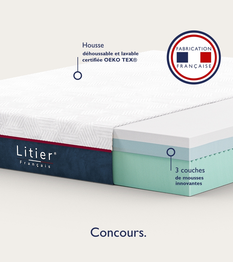 Litierfrancais's tweet image. [JEU CONCOURS] FOLLOW + LIKE + RT ! 🥳 Tentez de remporter dès maintenant notre #matelas Cloud Original® fabriqué en France 🇫🇷 Il est juste ici &amp;gt; litierfrancais.com/matelas/24-67-… 

Vous avez jusqu'au 07/04/2024 pour jouer !

#litierfrancais #concours #jeuconcours #madeinfrance