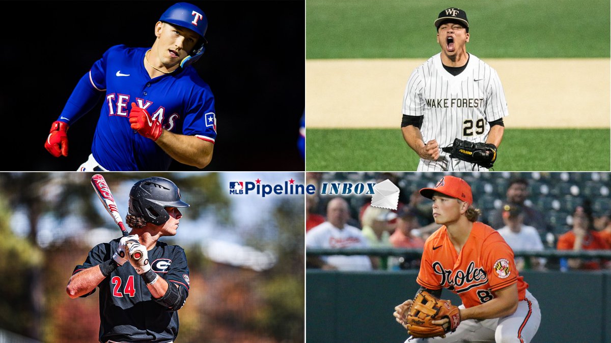 Inbox: atmlb.com/3VtKCPZ 📨 Prospects on OD rosters? 📨 Holliday a long-term SS or 2B? 📨 Highest floor in Draft class? 📨 Skenes '23 or Burns '24?