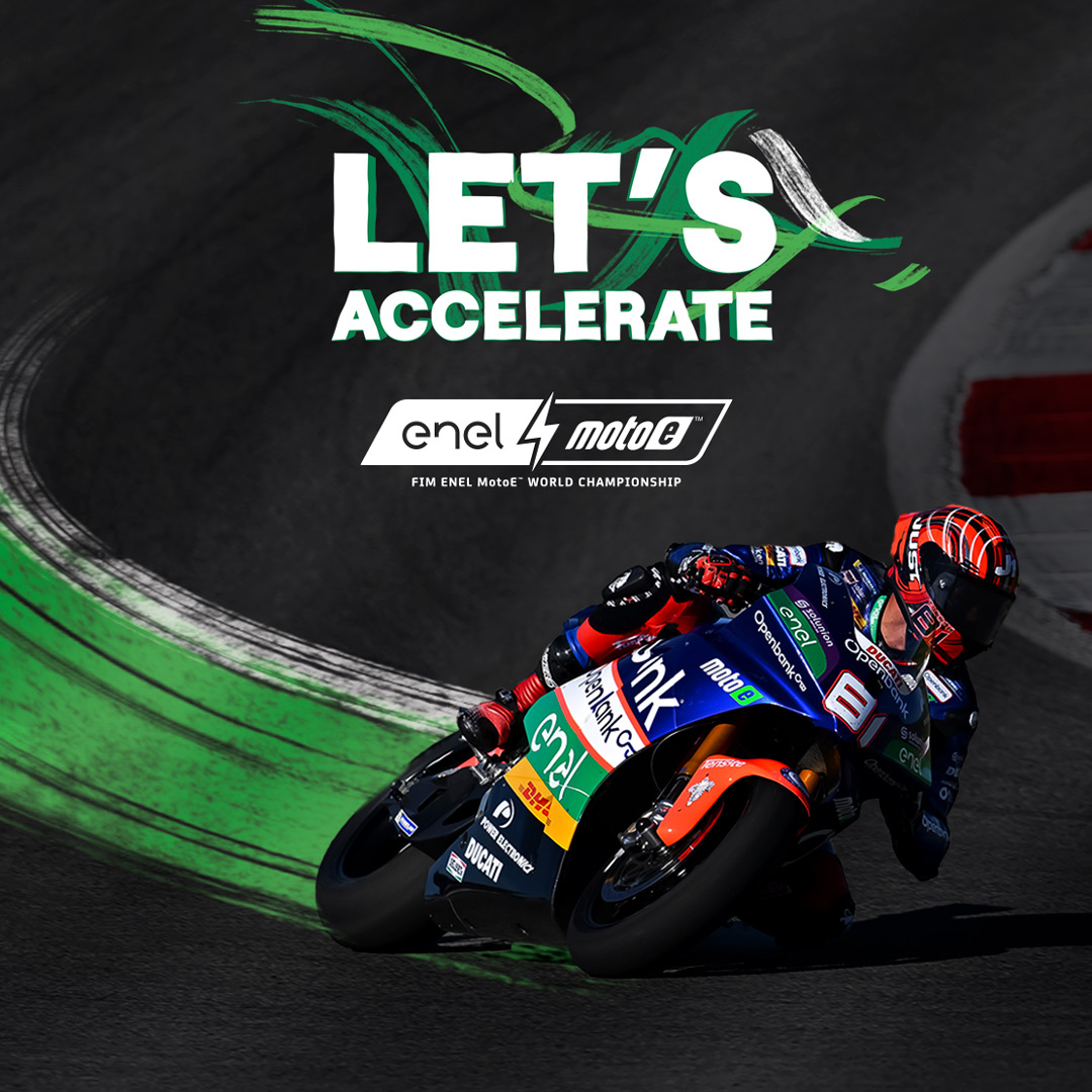 Save the date: Saturday, March 23rd the new season of the FIM Enel MotoE™ World Championship kicks off. @EnelXGlobal's technology and adrenaline combine for the race towards a sustainable future. Discover more 👉 spkl.io/60134LFjl #AccelerateTheTransition