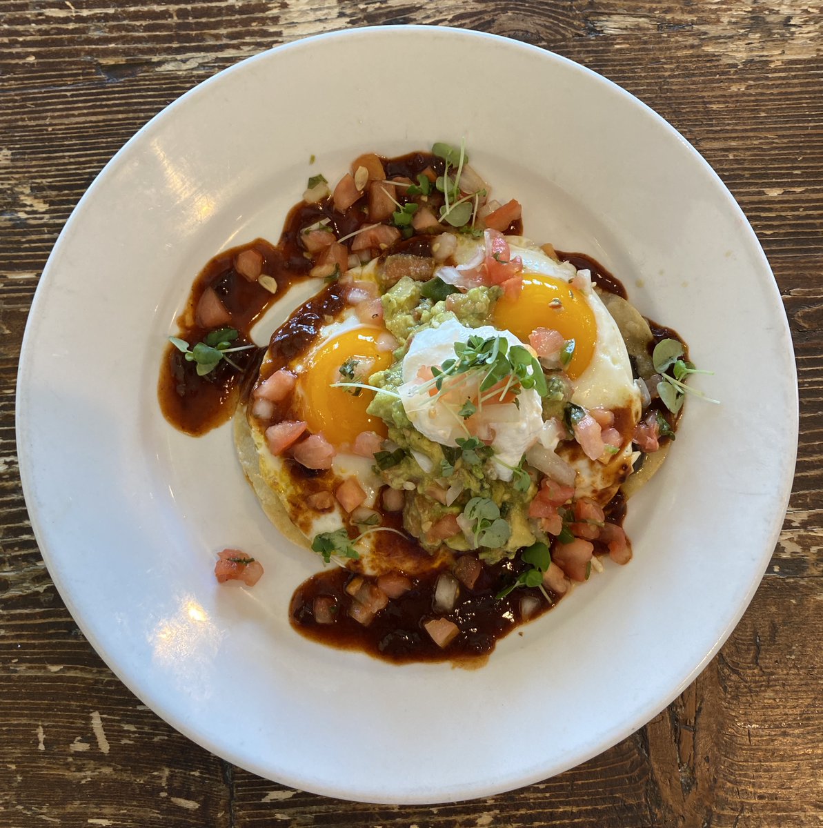 Begin your day with fresh flavors at the Grille at Somersett! Enjoy savory breakfast choices like Huevos Rancheros, Chicken Fried Steak, Breakfast Tacos, BYO Omelet and more. We serve breakfast from 8am-11am every Tuesday - Sunday.
