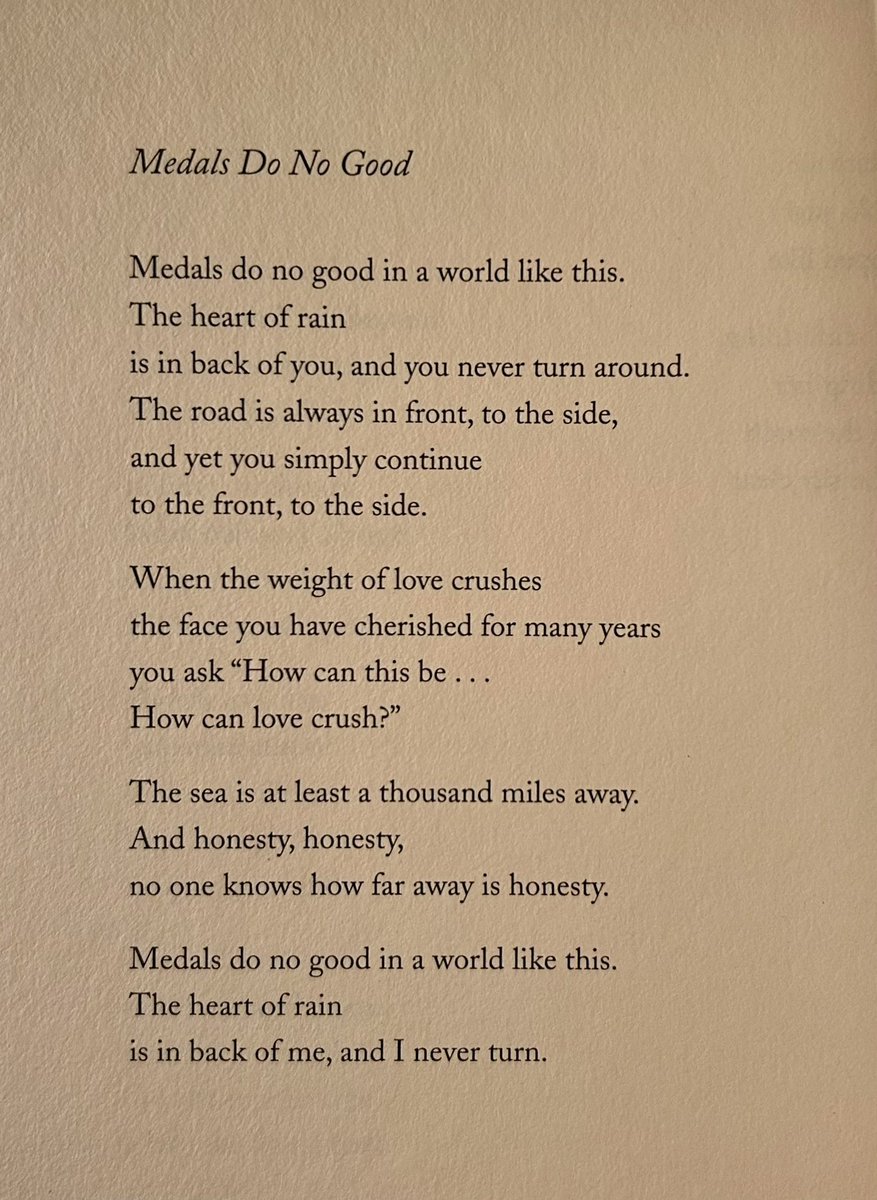 The heart of rain

Michael Burkard