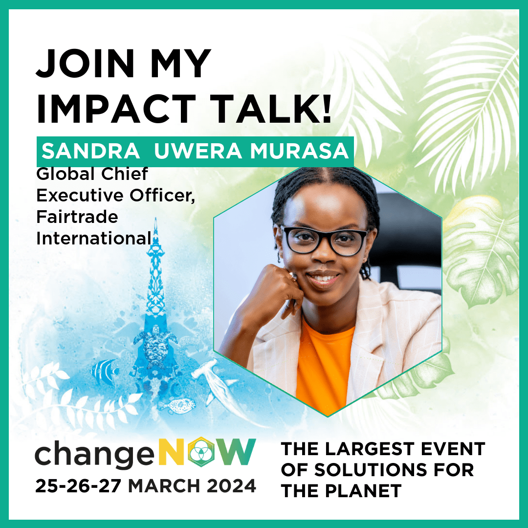 🚨 #ChangeNOW2024 is almost here. Our Global CEO, Sandra Uwera Murasa, will be speaking at the Women In Change session, exploring how women are key actors to build a resilient and sustainable planet. Stay tuned for updates!