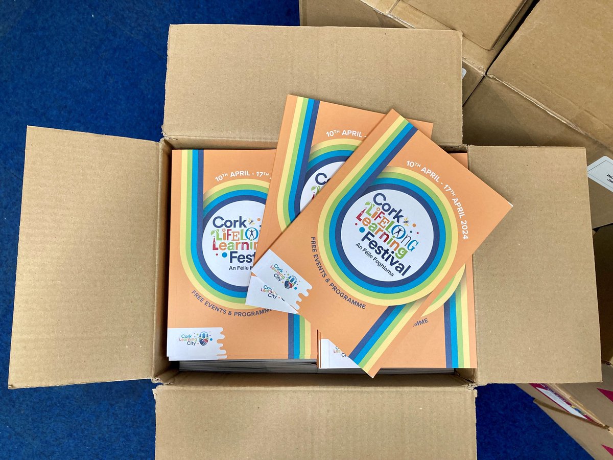 Exciting news! The 2024 Cork Lifelong Learning Festival programme has just arrived! 🎉 This year's programme is filled with fantastic FREE activities for everyone. Get your hands on a copy at your nearest Cork City Libraries branch! #CorkLovesLearning #CorkLearningFest2024