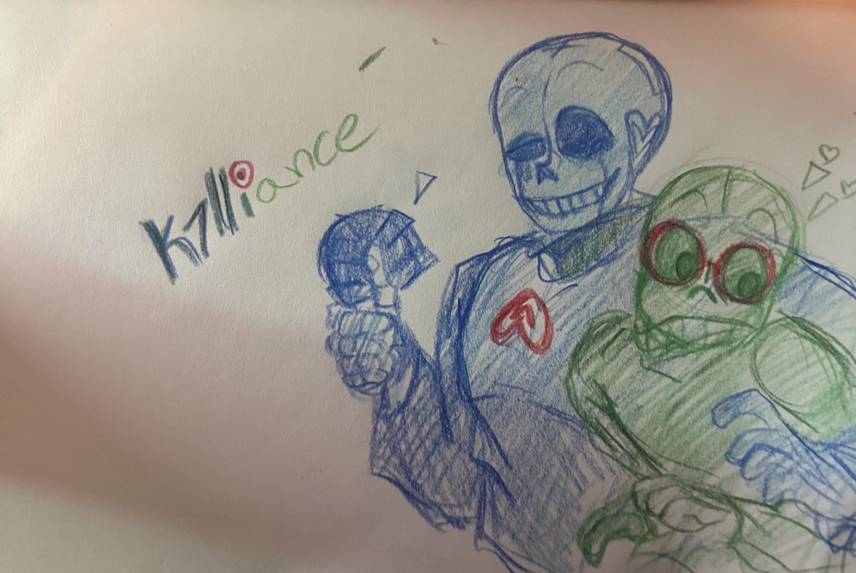 Starstruck_des's tweet image. The crazed loony and the nervous nerd &amp;lt;3

[ngl think I improved a bit]

THE SANS AU KISSER COMMUNITY EATS TONIGHT 🎉
#sanscest #killersans #Sciencesans #undertaleAU #UTAU #killertale #sciencetale #killiance #Killersans