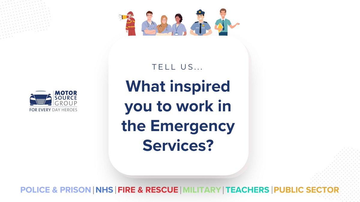What inspired you to work in the emergency services? 💙 We'd love to hear your story, comment to let us know. #emergencyservices #nhs #ukdoctors #uknurses #firefightersuk #policeuk #prisonofficer #bluelightservices #everydayheroes