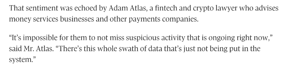CdnFintechLaw's tweet photo. https://t.co/VeYjfLGOJU drawing attention to the #Canadian national security issue with #Fintrac being offline for a couple weeks already @globeandmail.

https://t.co/THfmhTddMw

#fintech #AML #FinancialCrime @rcmpgrcpolice @csiscanada https://t.co/p3v18o3GJP