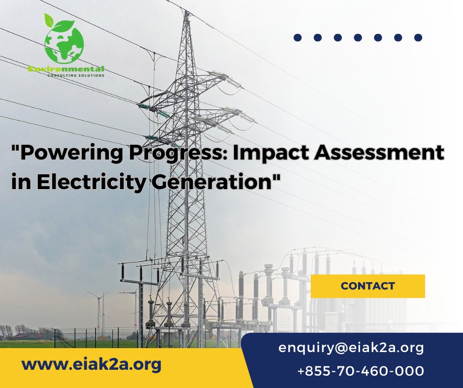 eia_kh's tweet photo. 🔌 Powering Progress: Impact Assessment in Electricity Generation 🔌

Exciting News! 🌟 Are you ready to illuminate the path towards sustainable energy? 
 Join us as we harness the power of a💡⚡ #ElectricityPower #ImpactAssessment #Sustainability #RenewableEnergy https://t.co/jZ8IuK6l9Z