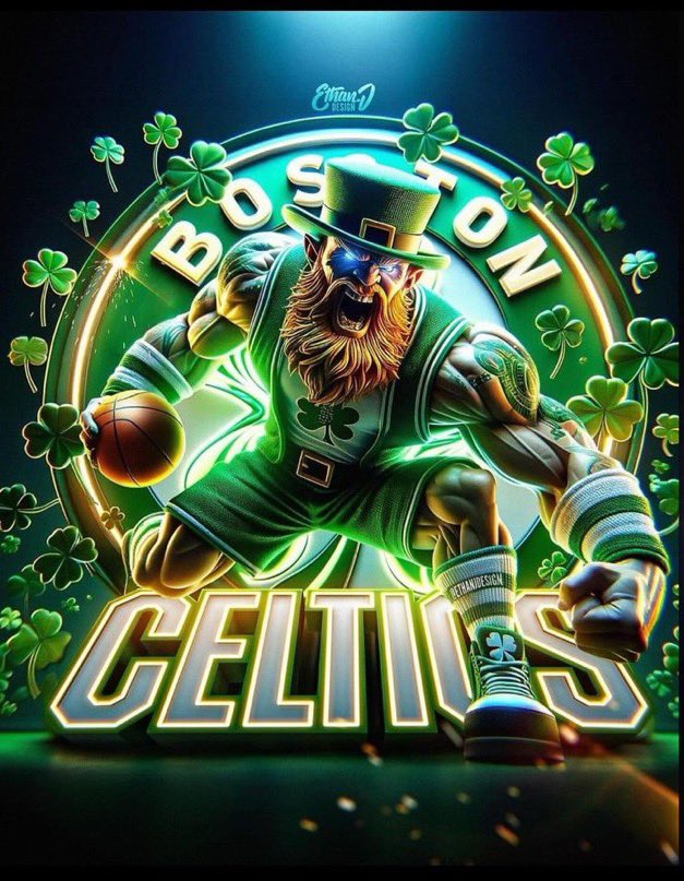 Big_Maine100's tweet photo. YOOOO it's GameDay!!!! ☘️☘️☘️☘️☘️☘️☘️

Where my Celtics fans at? 

#DifferentHere https://t.co/br2zPe5Ud8