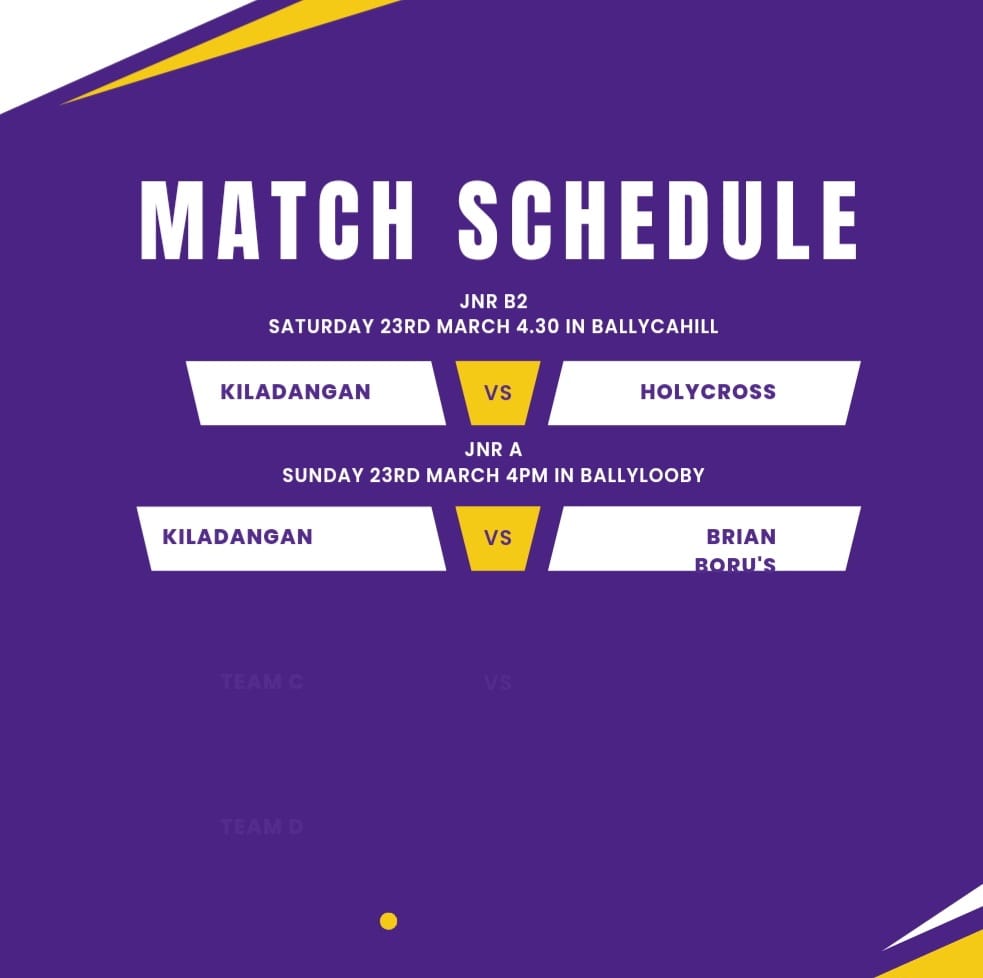 Junior A and B league starts this weekend. Junior As are away to Brian Borus. Junior Bs are away to Holycross. Wishing the players and management all the best of luck in both games.<a href="/camogietipp/">Tipperary Camogie</a>