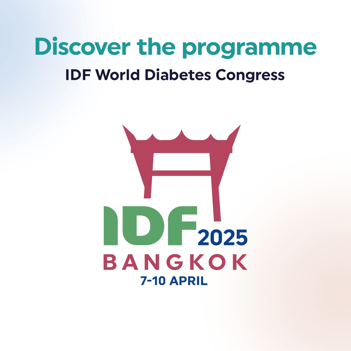 #IDF2025 - Chaired by Professor Antonio Ceriello, our next congress in Bangkok in April 2025 will delve into multiple topics including technology and AI. Discover the 10 programme streams & the experts leading them: idf2025.org/programme/comm…