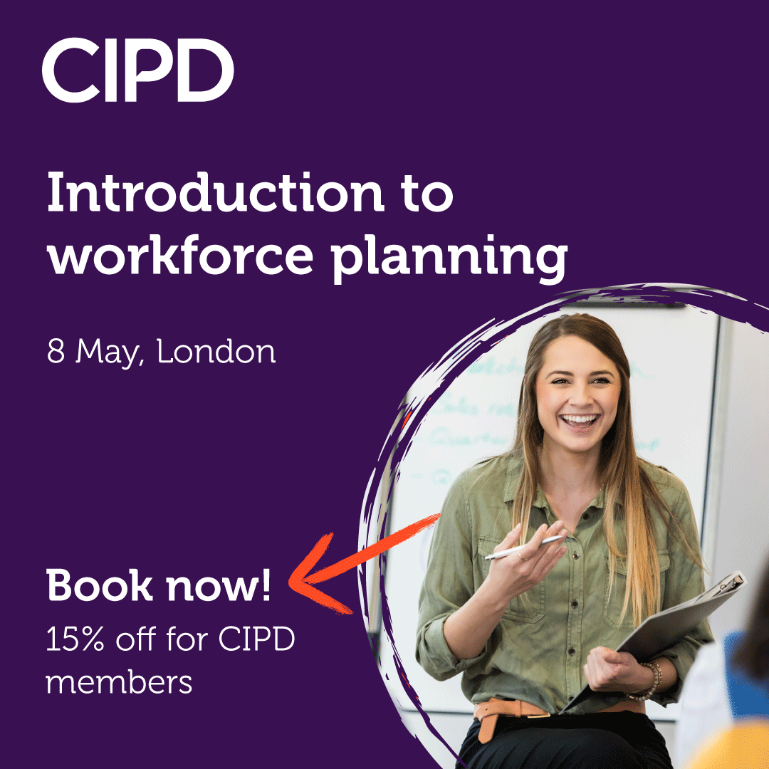 Is your workforce future-fit? Learn how to use #OrgDesign tools to align your workforce plans with business goals and strategies. Join our 1-day, in-person development programme on 8 May in London: Introduction to workforce planning ➡️ 

ow.ly/BozU50QZsLp #CIPDLearning #HR