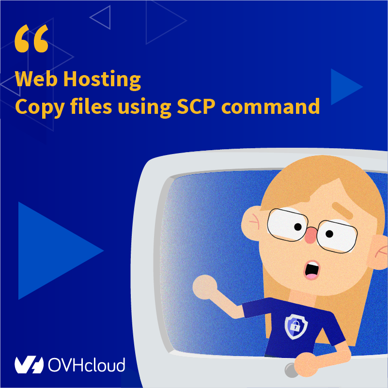 🔐 Need to securely transfer files?
Learn how to use the SCP command for seamless file copying! 
From local to remote, remote to local, or even between servers. Master file transfers effortlessly!

➡️ ovh.to/G6fx8Pq

#WebHosting #SCP #FileTransfer #OVHcloudSupport
