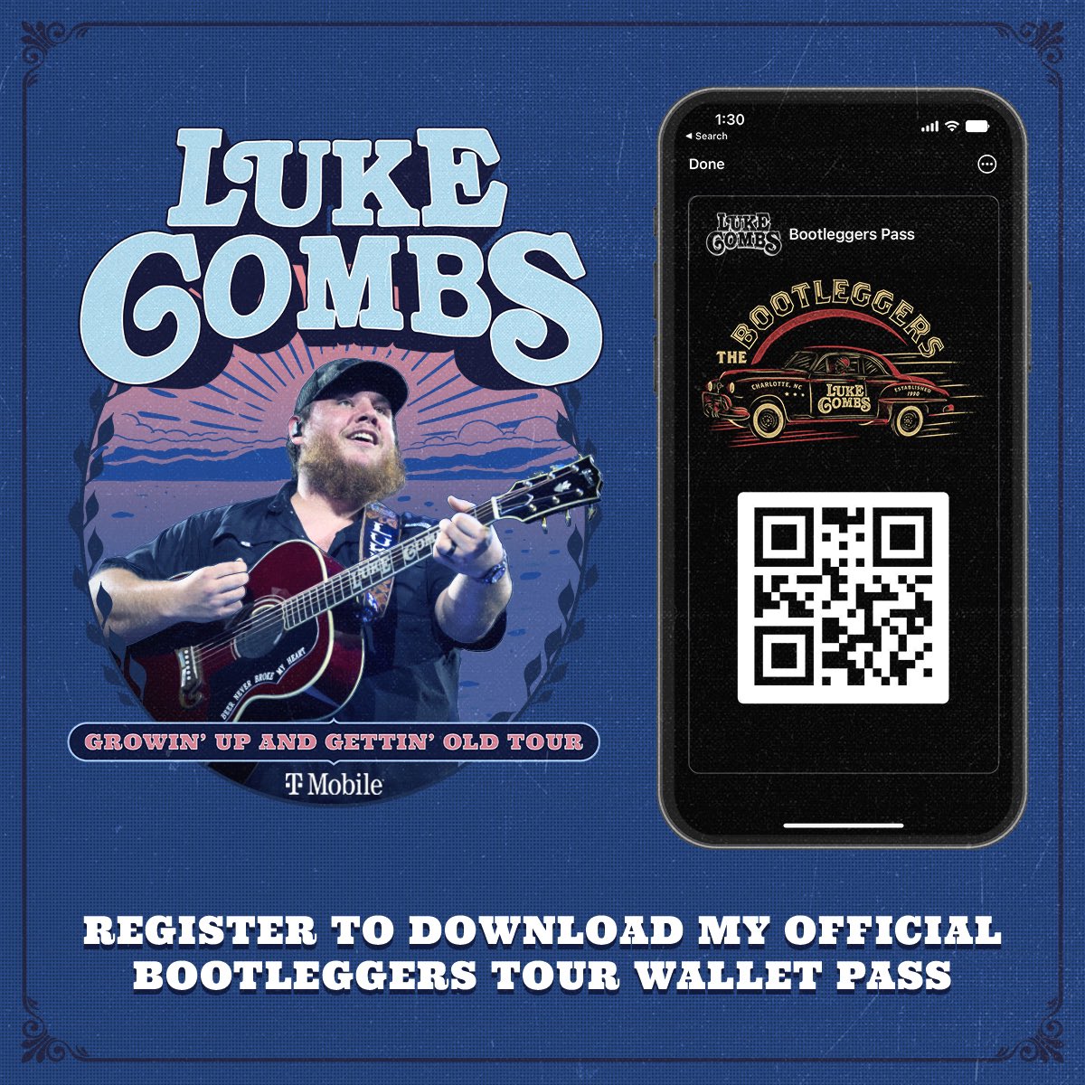 Bootleggers Tour Wallet Pass is back for my GUAGO Tour! The pass gives you a chance for select offers like ticket upgrades, merch fast lanes, and more. Get yours here: bootleggerslive.com *Must have a ticket for my GUAGO Tour in the US and be a member of my fan club.