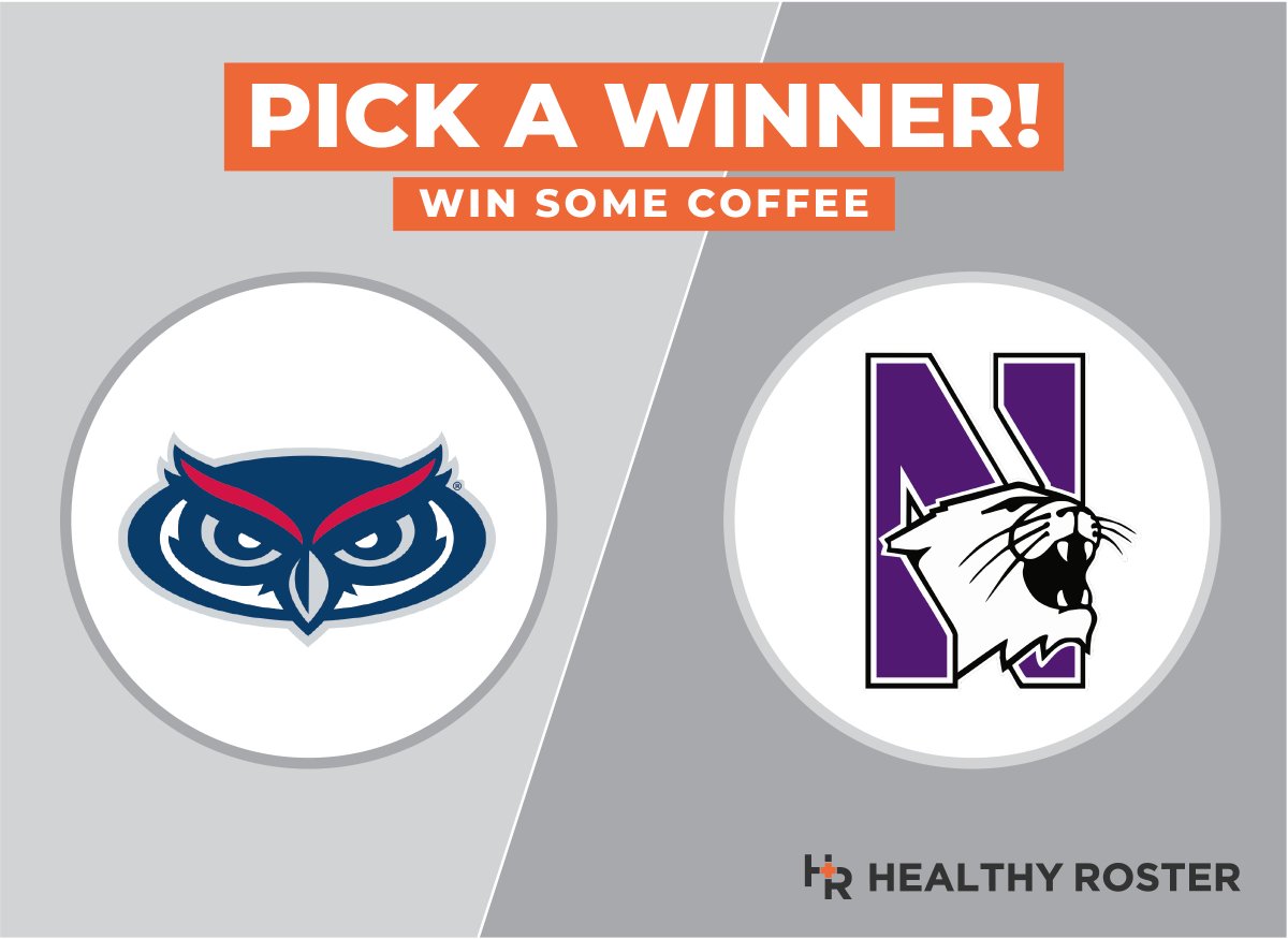 ATs: It's March Madness!  Since "Coffee is Life!" we'll give away five $10 Starbucks GCs!  Just LIKE this post &amp; correctly pick the game winner (comment below) of Northwestern (9) vs. FAU (8)!  

We'll draw five at random!  All entries must be in before game start - 12:15PM!