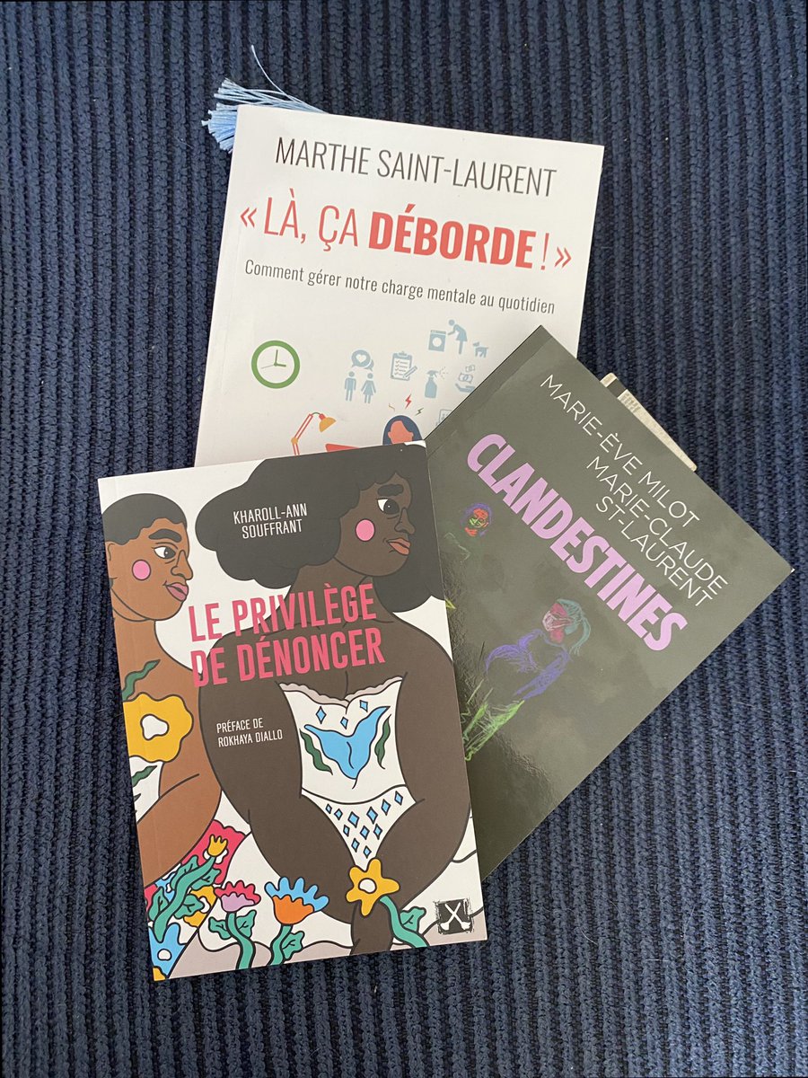 Pourquoi n’avoir qu’une #VendrediLecture? @MartheSaintLaur @ProdSommetoute @remue_menage