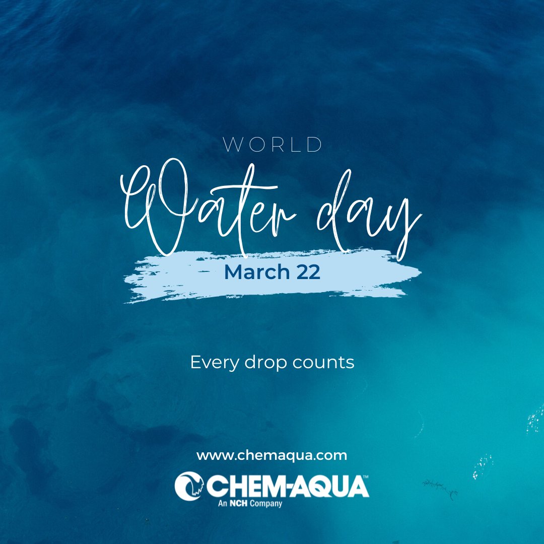 #WorldWaterDay #WWD24 #WaterTreatment #SaveWater #ResourcefullyGreen #ChemAqua