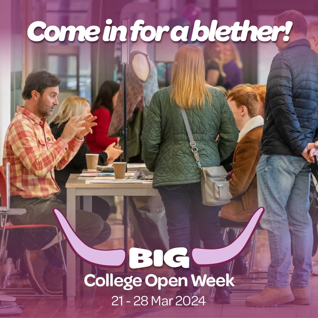 #BigCollegeOpenWeek (AKA #BigCOW 🐮) takes place 21-28 March! Colleges across Scotland will be throwing open their doors to showcase all that the sector has to offer at a national level. It’s your time to Explore Scotland’s Colleges👇 bit.ly/BigCOW