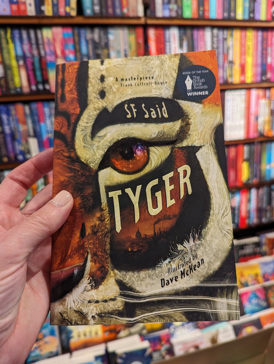 Read TYGER by @whatSFSaid on my flight back to Canada from the UK. Picked it up at the wonderful @wallingfordbook. Brilliant read!