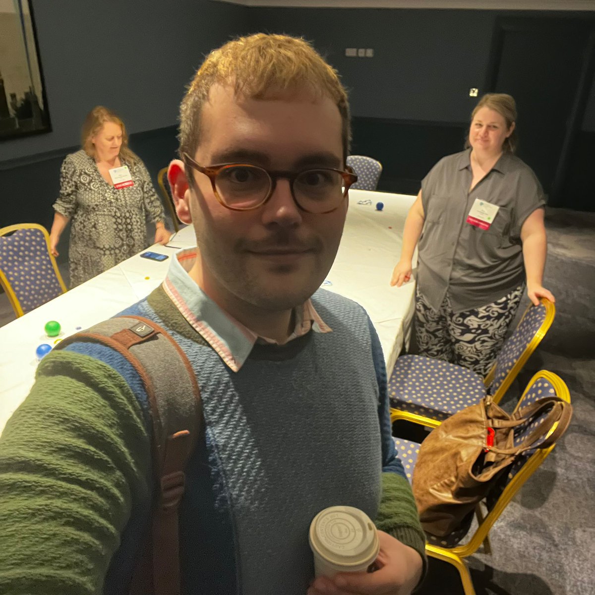 Thank you @connectAPS for providing a Quiet Room at #APS2024UK - it's so helpful to have a space for a sensory break (although it's a bit difficult to locate). Those three autistics in the picture approve! @AutisticDoctor @Autistic_Doc
