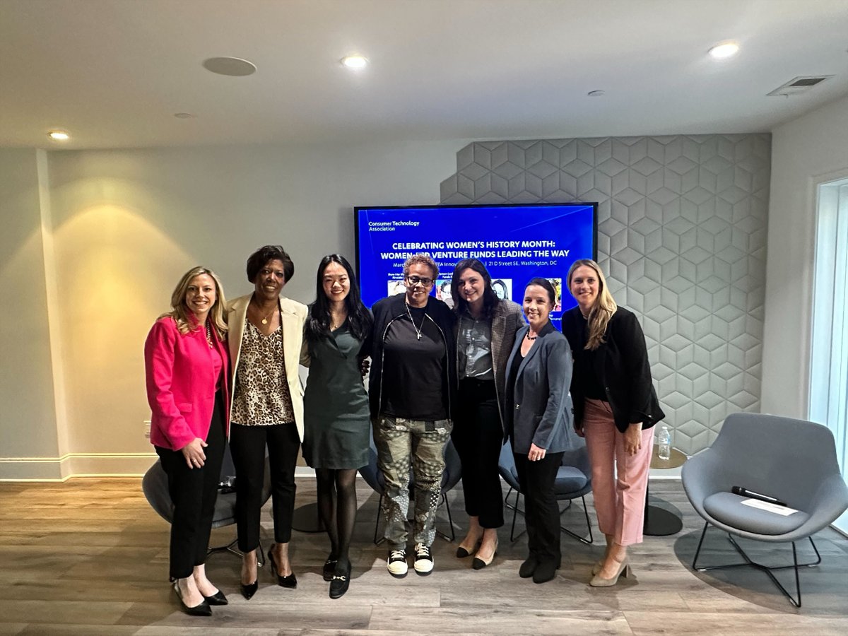 Our very own <a href="/_jillni/">Jill Ni</a> joined the <a href="/CTATech/">Consumer Tech Association</a> Women’s History Month celebration! 🙏 Tiffany Moore &amp; Megan Hauck for gathering a group of fantastic women for this important conversation on the opportunities &amp; challenges for women-led funds in the current investment landscape