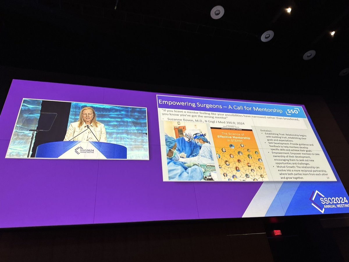 JenniferPlichta's tweet photo. Wonderful presentation by @SocSurgOnc President and my new #mentor @KellyKhunt at #SSO2024!! Excited to learn from one of the best!! Definitely a multiplier!!🤩🤩🤩 #ChangeLeader https://t.co/wZGxJCBumm