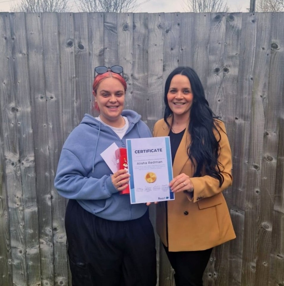 Alisha Redman is March's #EmployeeoftheMonth, a very valued member of our team. 'People are always at the centre of everything Alisha does, she safely challenges Individuals to improve their independence and quality of life.' #React #ImprovingLives