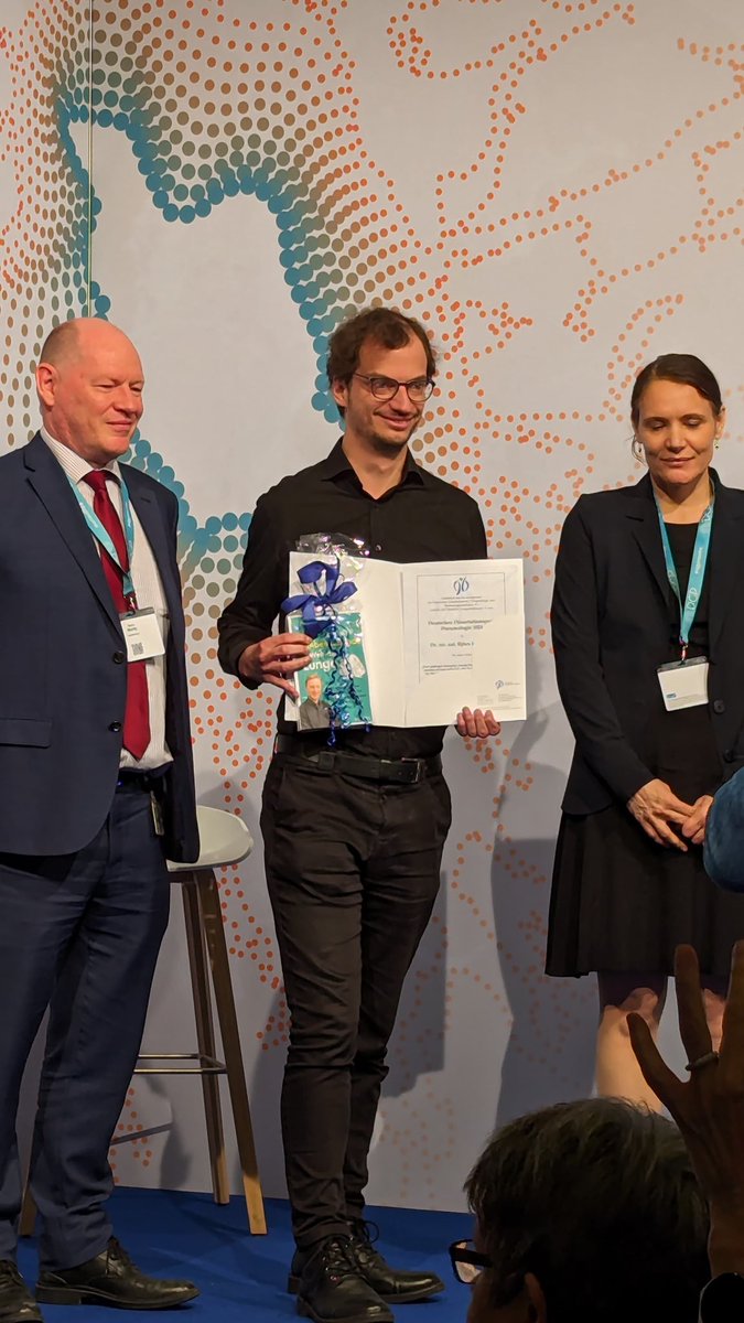 Super proud of Björn Klabunde from @iLung_Marburg who was awarded the #dissertationprize in pneumology 🫁 at the #dgp2024