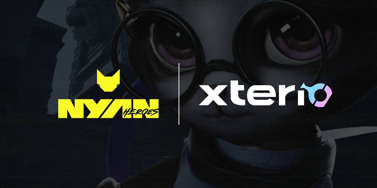 Nyan Heroes welcomes @XterioGames to Nekovia Xterio is an S Rank Web3 gaming platform behind recognizable projects like @OverworldPlay, @PalioAI, and @ageofdino. We’re thrilled about this pawtnership! 🐾 Suit up 🤖 more details are coming soon!