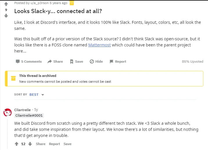 PrettyGoodNameV's tweet photo. @Immistyer @SkvtchySomethng @Roblox_RTC I believe you meant Slack rip-off rip-off https://t.co/bXS4qKSZWP