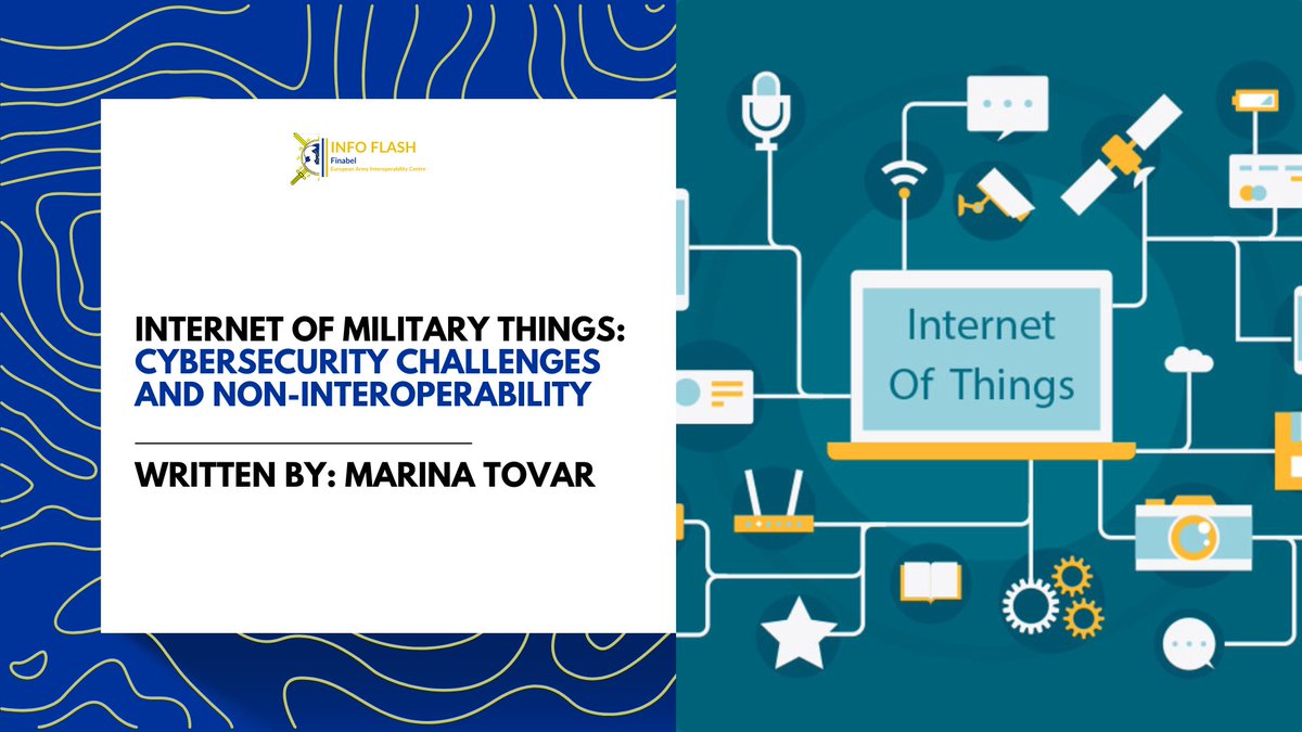 Author Marina Tovar highlights the critical cybersecurity challenges facing the Internet of Military Things (IoMT). Interconnected devices pose risks, with data-related issues like tampering and interoperability hindering progress. 

Read more on finabel.org/internet-of-mi…