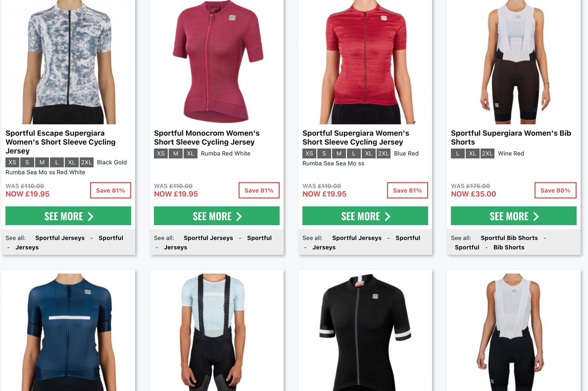 Get summer ready with 70-80% off high end clothing in our Daily Deals page today bikesy.co.uk/dailydeals/