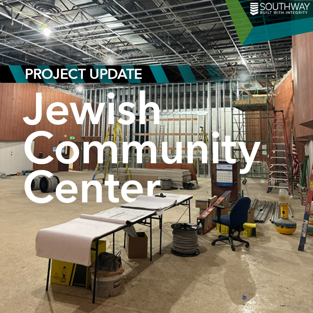 southwaybuilder's tweet photo. Exciting update: Phase 1 of the Jewish Community Center's renovation in Park Heights is underway! 🚀 Transforming the auditorium into a temporary hub, with major upgrades on the horizon. A new era of community and innovation is coming. Stay tuned! ✨ 

#JCCParkHeights #Baltimore https://t.co/TSMogQ1ghC