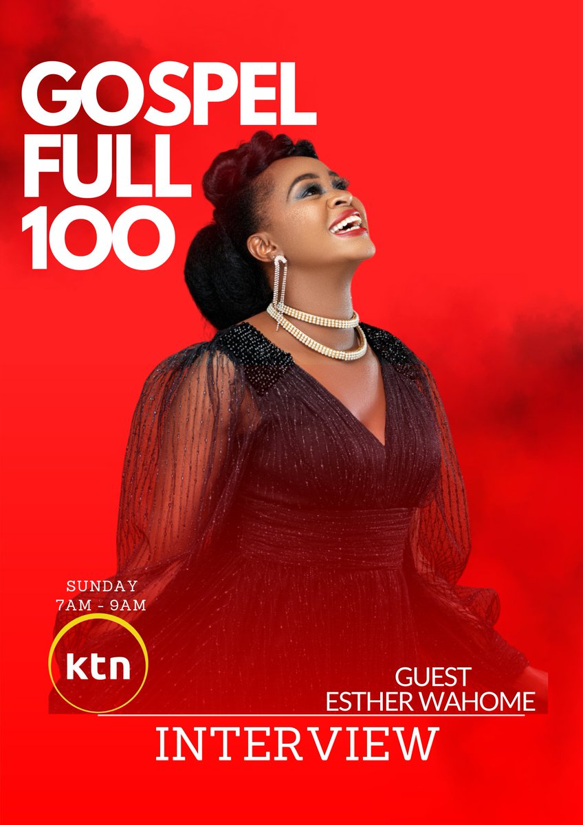 This Sunday with <a href="/EstherWahome/">esther wahome</a> <a href="/ktnhome_/">KTN ENTERTAINMENT</a> <a href="/AllanTWaruhiu/">Allan Waruhiu</a> <a href="/CreamVision/">Cream Vision Films ™</a>