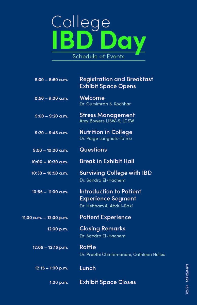 AHN Gastroenterology, Hepatology and Nutrition (@ahngastro) on Twitter photo College IBD day is a free event hosted by <a href="/AHNGastro/">AHN Gastroenterology, Hepatology and Nutrition</a> that brings together college-bound kids as well as those already in college for an educational day to help them prepare for life on campus. Come and join us for a great event April 4th! 🏫🎓#IBD
ahn.org/newsroom/press… College IBD day is a free event hosted by <a href="/AHNGastro/">AHN Gastroenterology, Hepatology and Nutrition</a> that brings together college-bound kids as well as those already in college for an educational day to help them prepare for life on campus. Come and join us for a great event April 4th! 🏫🎓#IBD
ahn.org/newsroom/press…