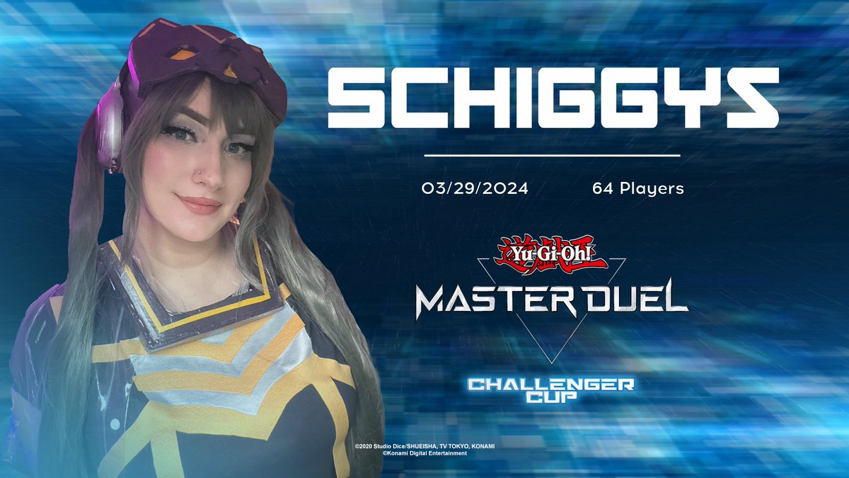 So excited to be partnering with Konami to host two of the Master Duel Challenger Cups ! I’ll be streaming live coverage on my Twitch channel and providing my (very professional) commentary throughout the event ! 💖 #sponsored